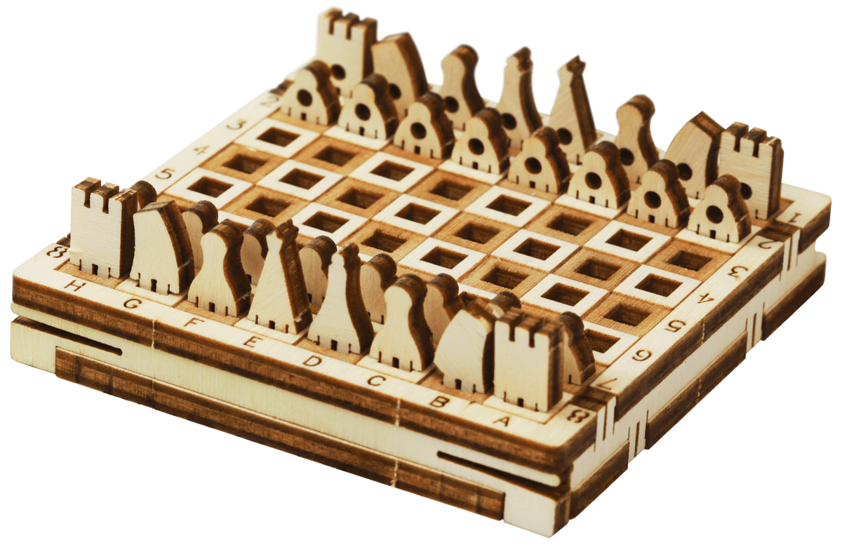 Mr Playwood Chess Game Model STEAM Kids