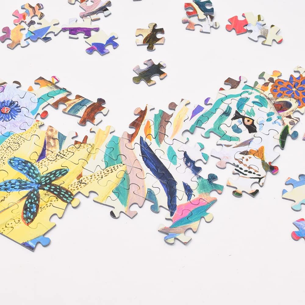 Rainbow Tigers 1000 Piece Puzzle | Djeco - STEAM Kids Brisbane