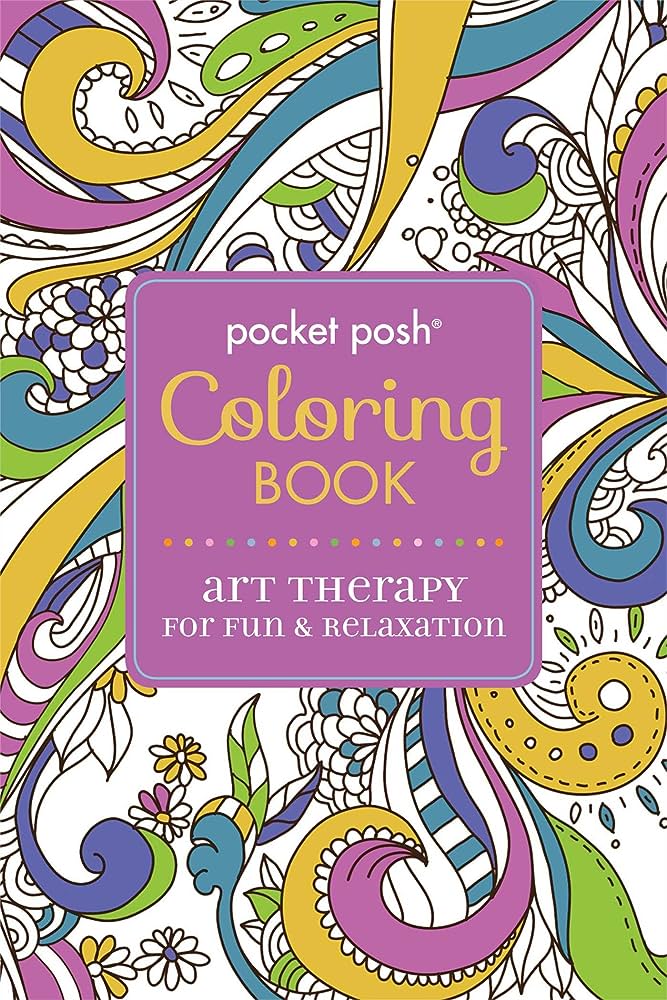 Pocket Posh Colouring Book - Art Therapy - STEAM Kids Brisbane