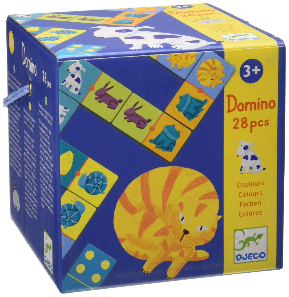 Colours Domino Game - 28 Pieces | Djeco - STEAM Kids Brisbane