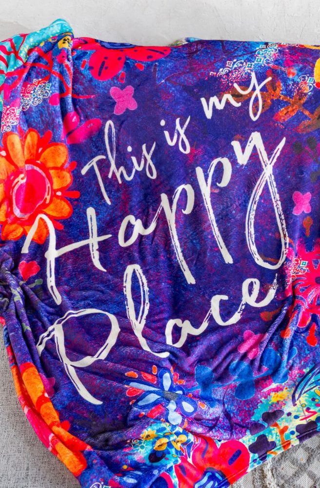 Cozy Blanket | This Is My Happy Place | Natural Life - STEAM Kids Brisbane