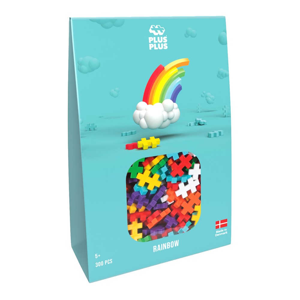PlusPlus Rainbow Mix 300 Pieces STEAM Kids