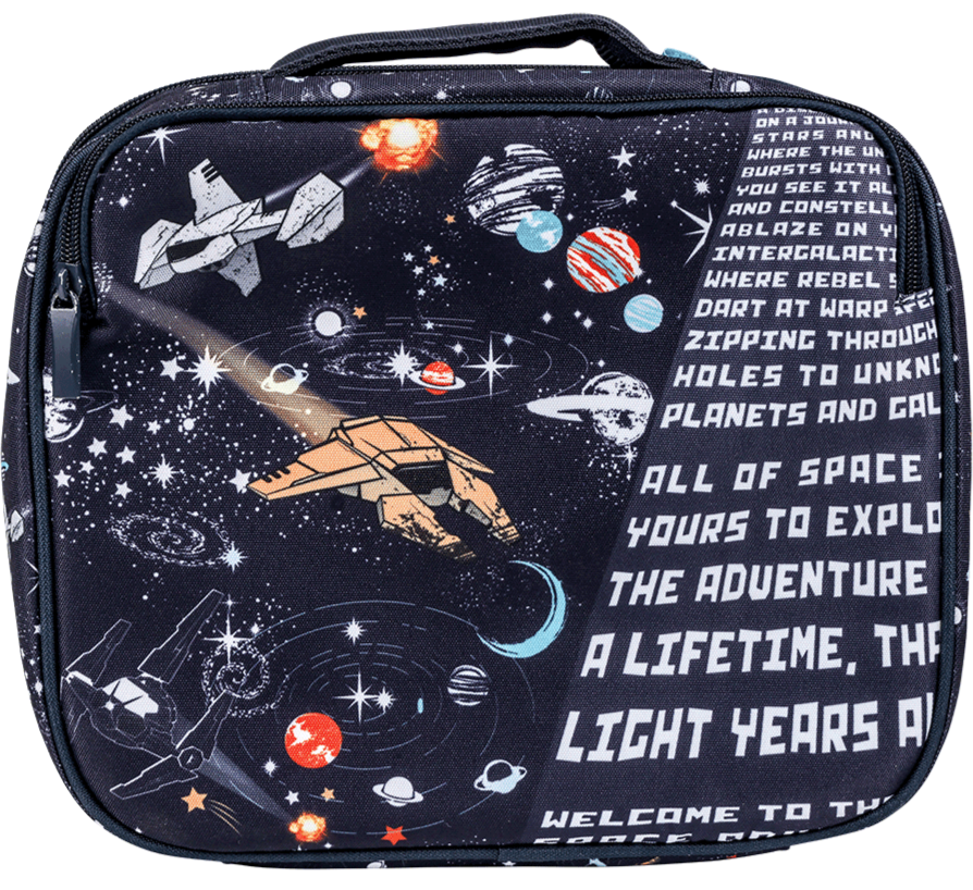 Spencil Big Cooler Lunch Bag | Space-age | Insulated Lunch Box - STEAM Kids 