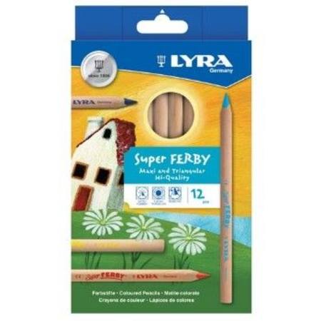 Lyra Super Ferby unlacquered standard mix | 12 colours - STEAM Kids 