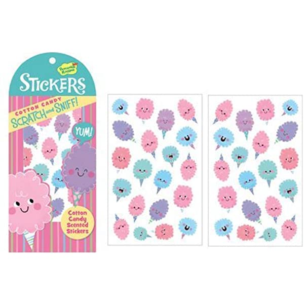 Peaceable Kingdom Mini Stickers Scratch & Sniff  |  Cotton Candy - STEAM Kids 