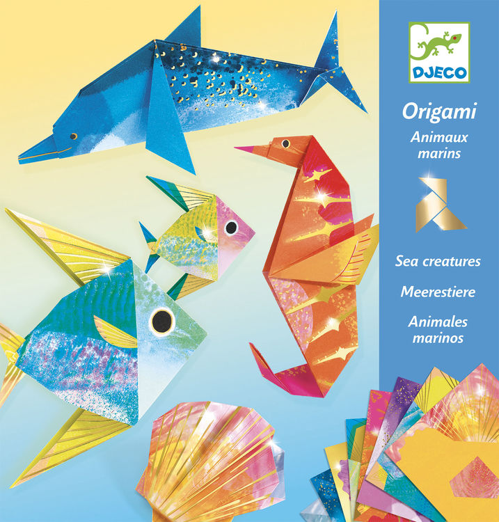 Djeco Origami Sea Creatures - STEAM Kids Brisbane