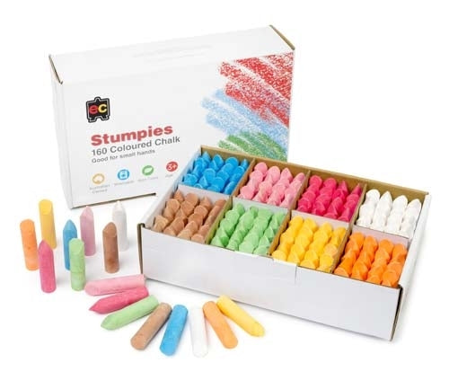 160 Piece Stumpies Coloured Chalk | Education Set - STEAM Kids Brisbane
