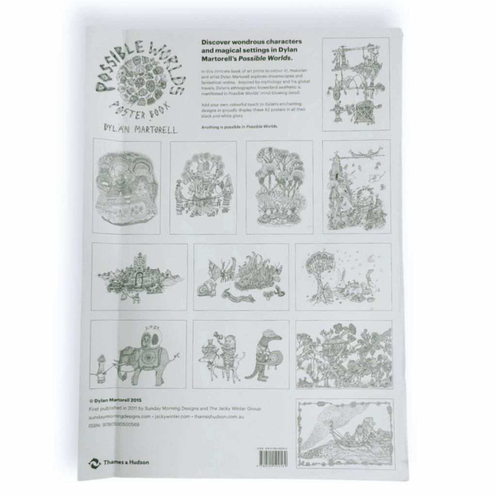 Possible Worlds Poster Colouring Book - By Dylan Martorell (PHOTOS) - STEAM Kids Brisbane