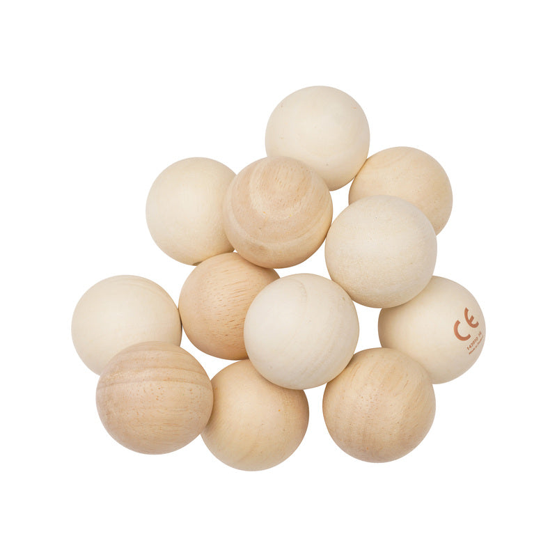 Manhattan Toy Company Wooden Natural Classic Baby Beads - STEAM Kids 