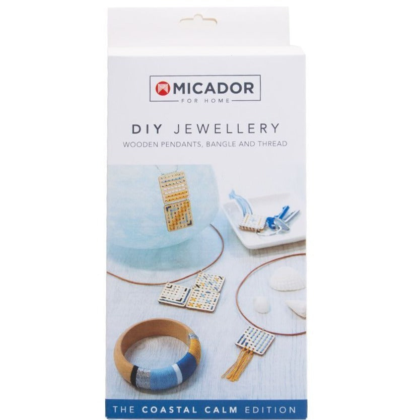 DIY Jewellery Kit Threaded Coastal Calm | Micador - STEAM Kids Brisbane