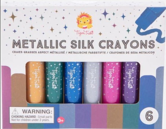 Tiger Tribe Metallic Silk Crayons - STEAM Kids Brisbane