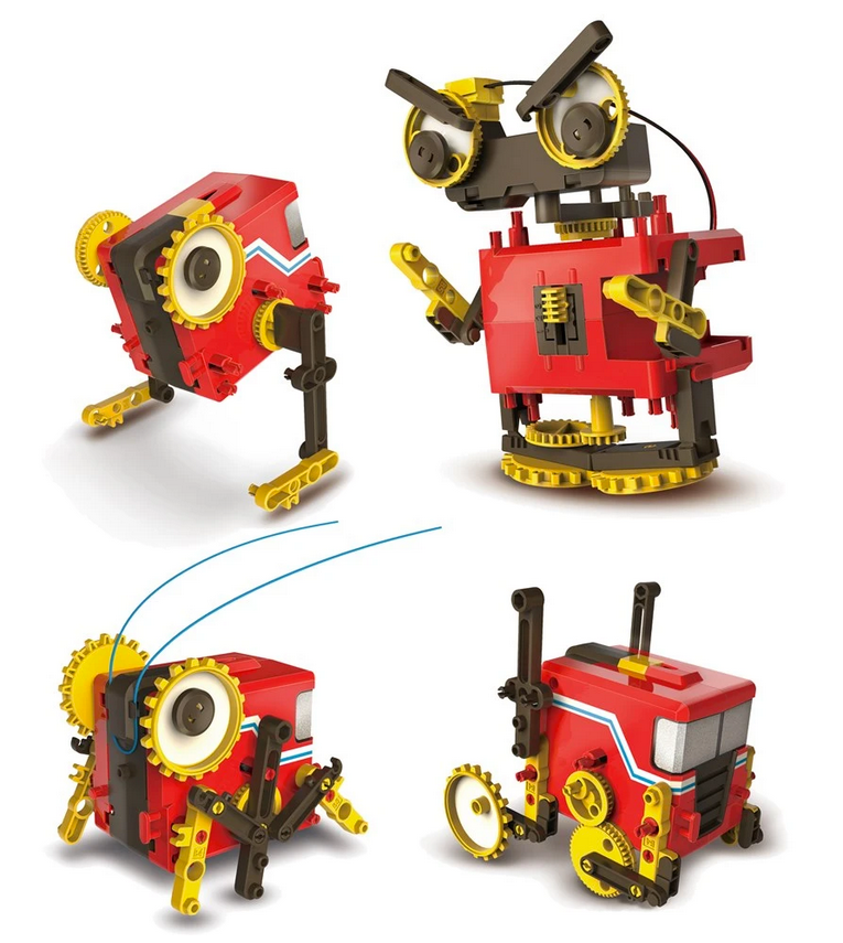 Johnco | 4 in 1 Educational Motorized Robot Kit - STEAM Kids 