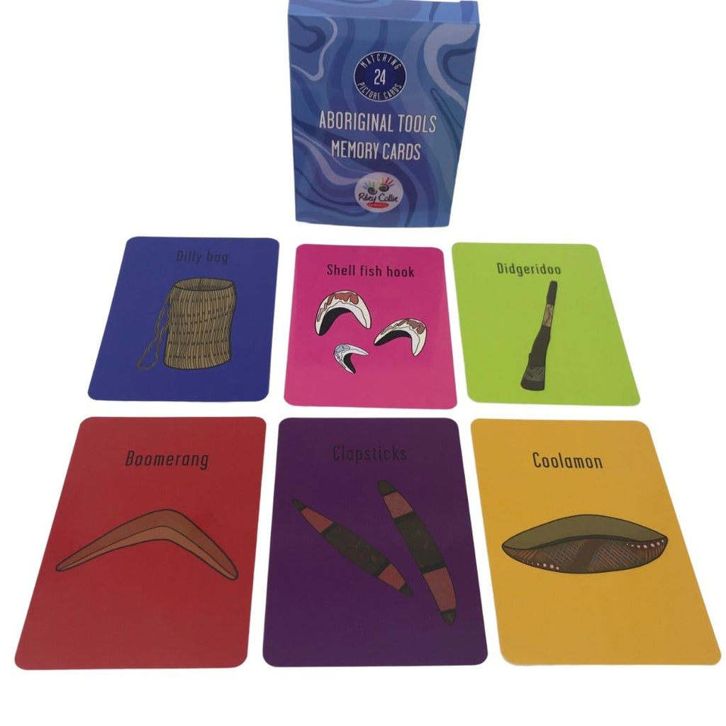 Aboriginal Tools Memory Playing Cards | Riley Callie Resources - STEAM Kids 