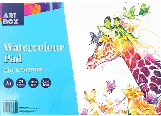 A4 160gsm Watercolour Pad | 25 sheets | Art Boxd - STEAM Kids Brisbane