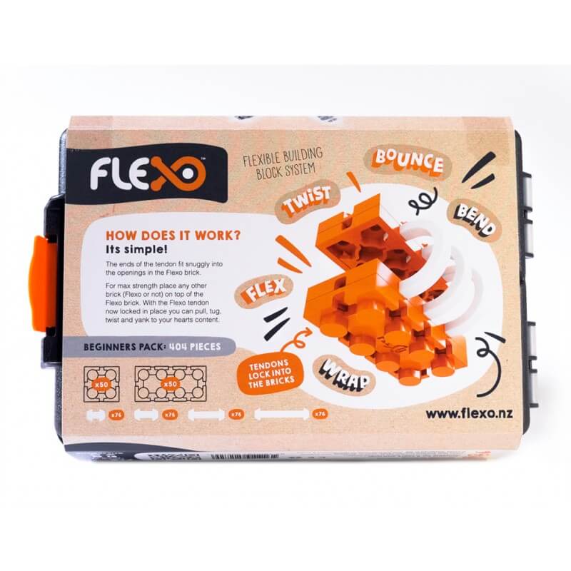 Flexo Beginners Pack Orange - STEAM Kids Brisbane