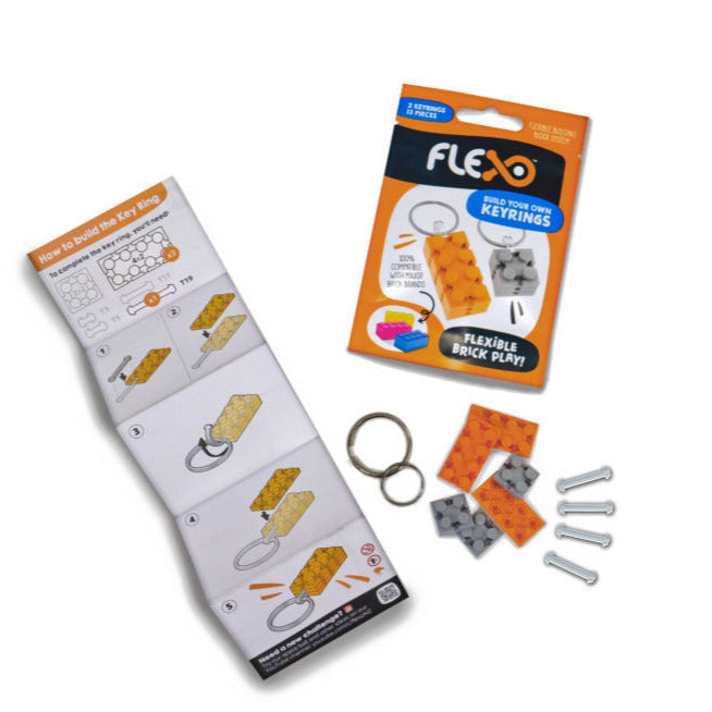 Flexo - Build your own Keyrings - STEAM Kids 
