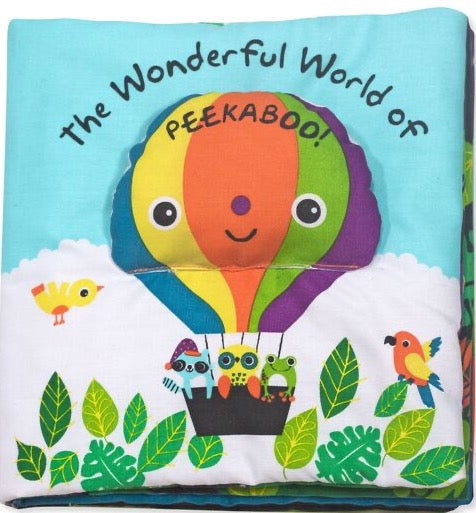 The Wonderful World of Peekaboo | Lift-The-Flap Cloth Book | Melissa & Doug - STEAM Kids Brisbane