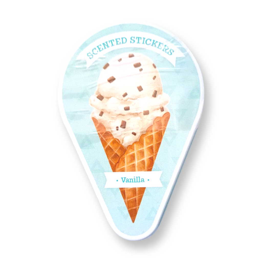 Scented Ice-Cream Stickers Tin | Peaceable Kingdom Scratch & Sniff - STEAM Kids Brisbane