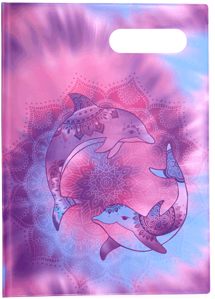 Spencil A4 Bookcover - Tie-Dye Splash | Book Cover A4 Exercise Book Size - STEAM Kids Brisbane