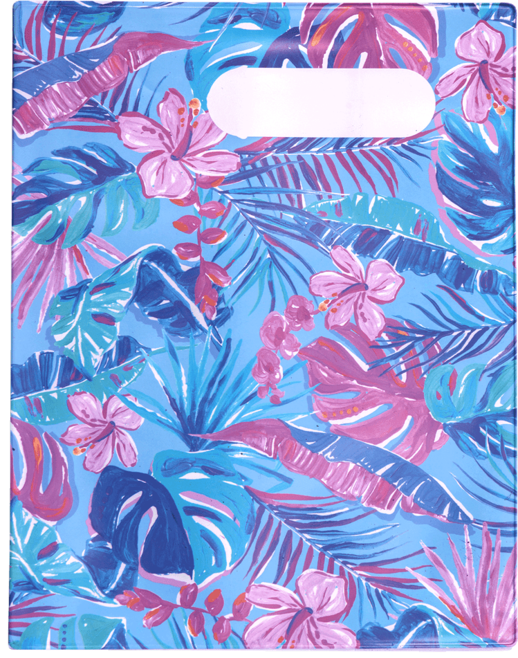 Spencil A4 Bookcover - Tropicana | Book Cover A4 Exercise Book Size - STEAM Kids Brisbane