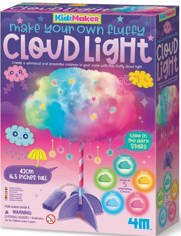Make Your Own Fluffy Cloud Light - STEAM Kids Brisbane