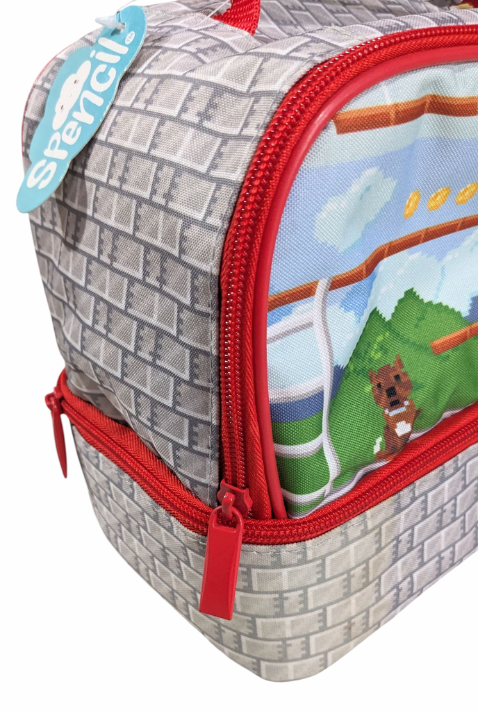 {Seconds} Twin Deck Lunch Box - Pixel Design | Spencil - STEAM Kids Brisbane