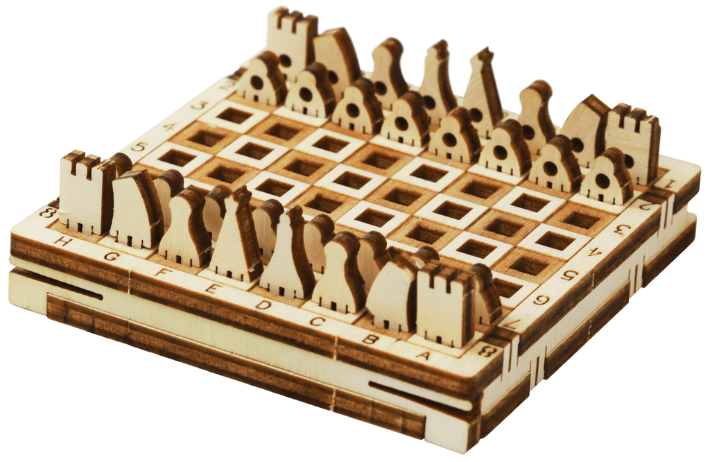 Mr Playwood Chess Game Model - STEAM Kids Brisbane