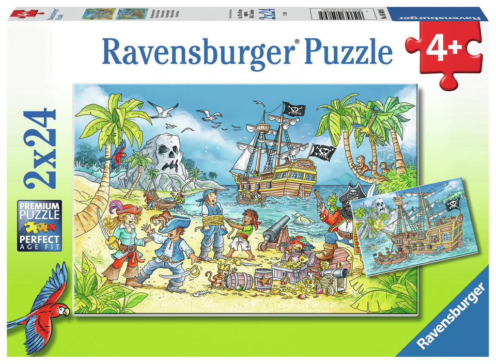 {Seconds} Ravensburger 2 x 24 Piece Puzzle | Adventure Island - STEAM Kids Brisbane