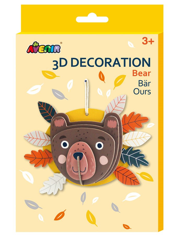 3D Puzzle Bear Decoration | Avenir - STEAM Kids Brisbane