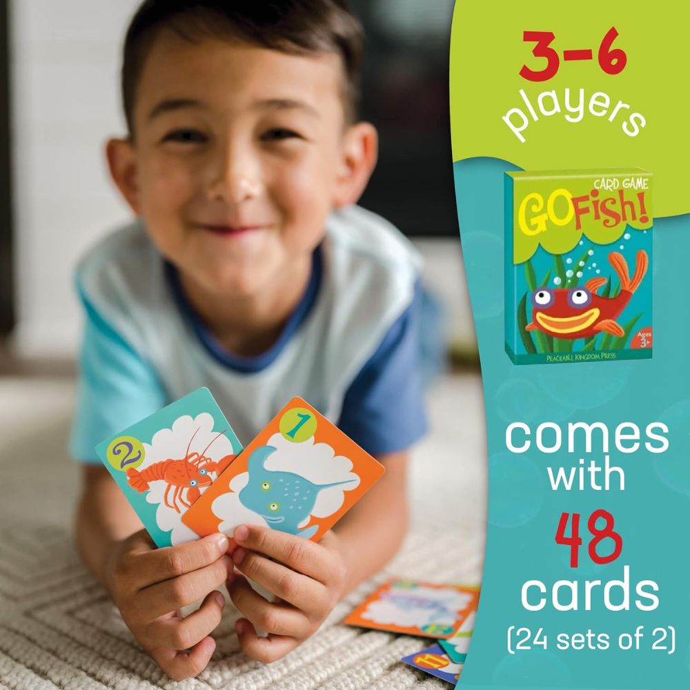 Go Fish! Card Game | Peaceable Kingdom - STEAM Kids Brisbane