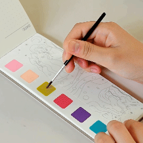 Mideer Unicorn Watercolour Painting Activity Pad - STEAM Kids Brisbane
