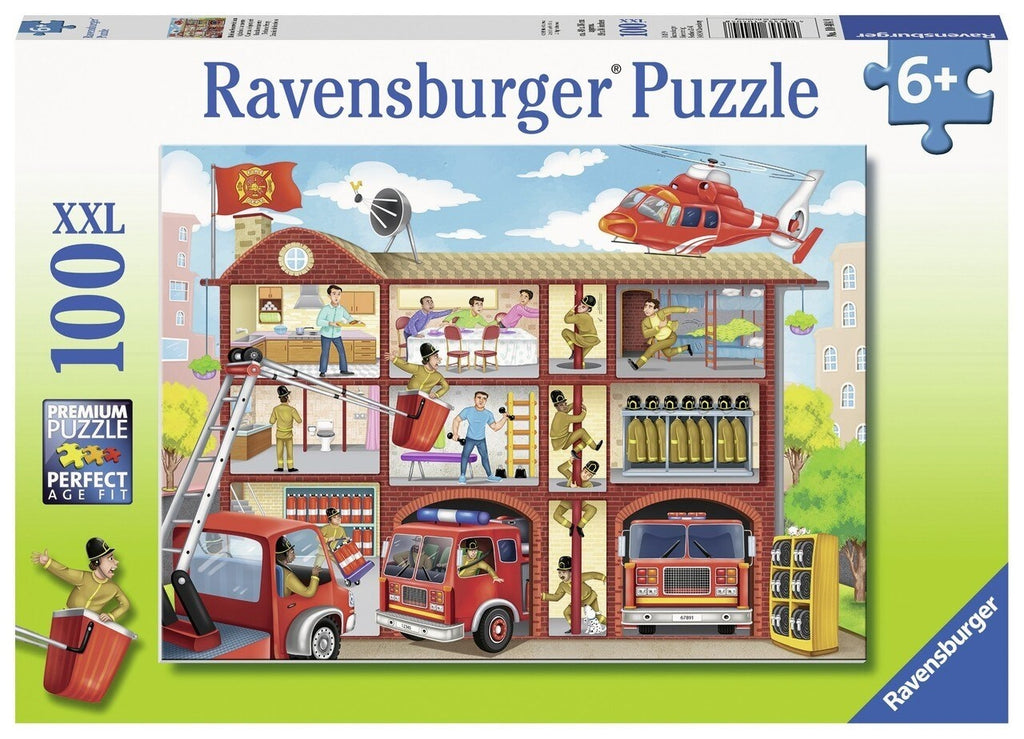Ravensburger 100 XXL Piece Puzzle | Firehouse Frenzy - STEAM Kids Brisbane