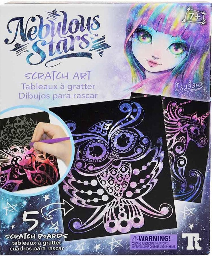 Nebulous Stars Scratch & Sketch Boards - STEAM Kids Brisbane