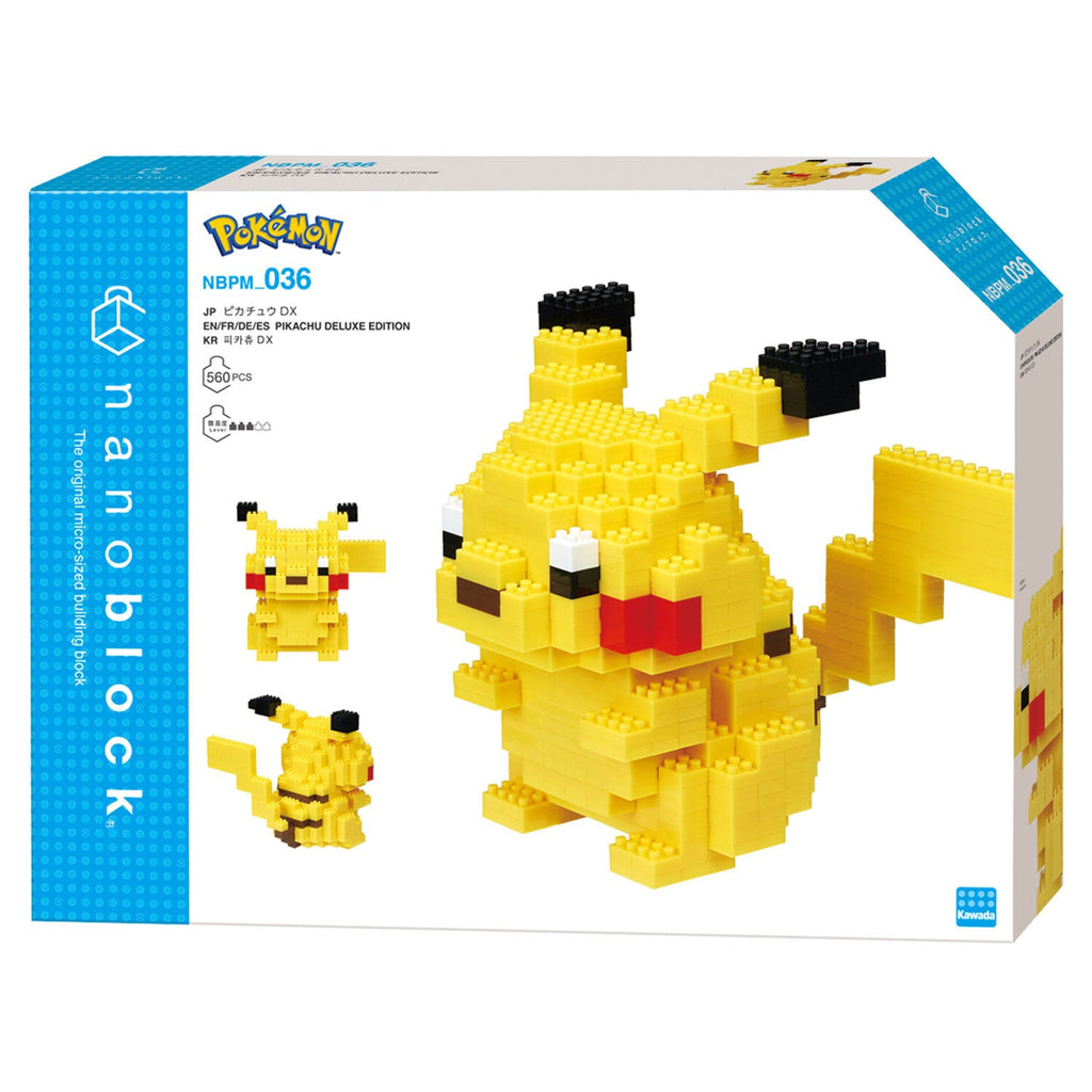 Nanoblock Pokémon - Deluxe PIkachu - STEAM Kids Brisbane