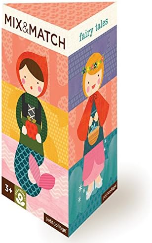 Petit Collage Fairy Tales Mix & Match Card Puzzle Game - STEAM Kids Brisbane