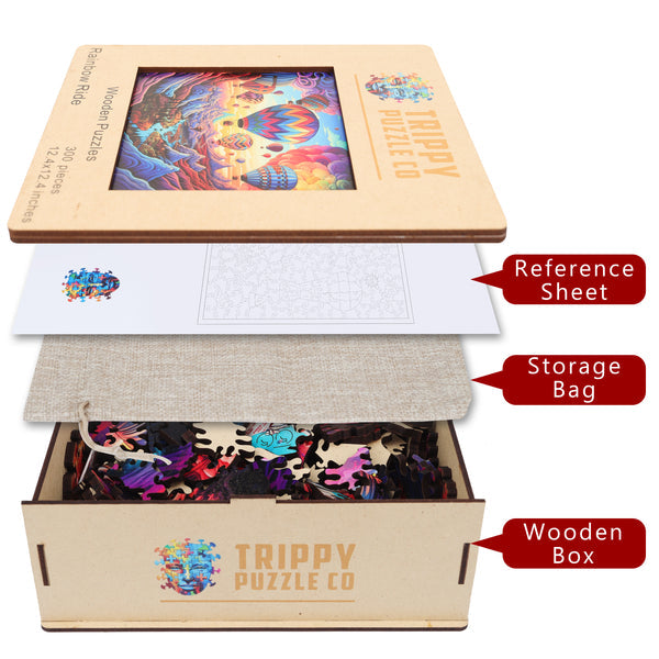 Glass Canopy Wooden Puzzle 300 Pieces - STEAM Kids Brisbane