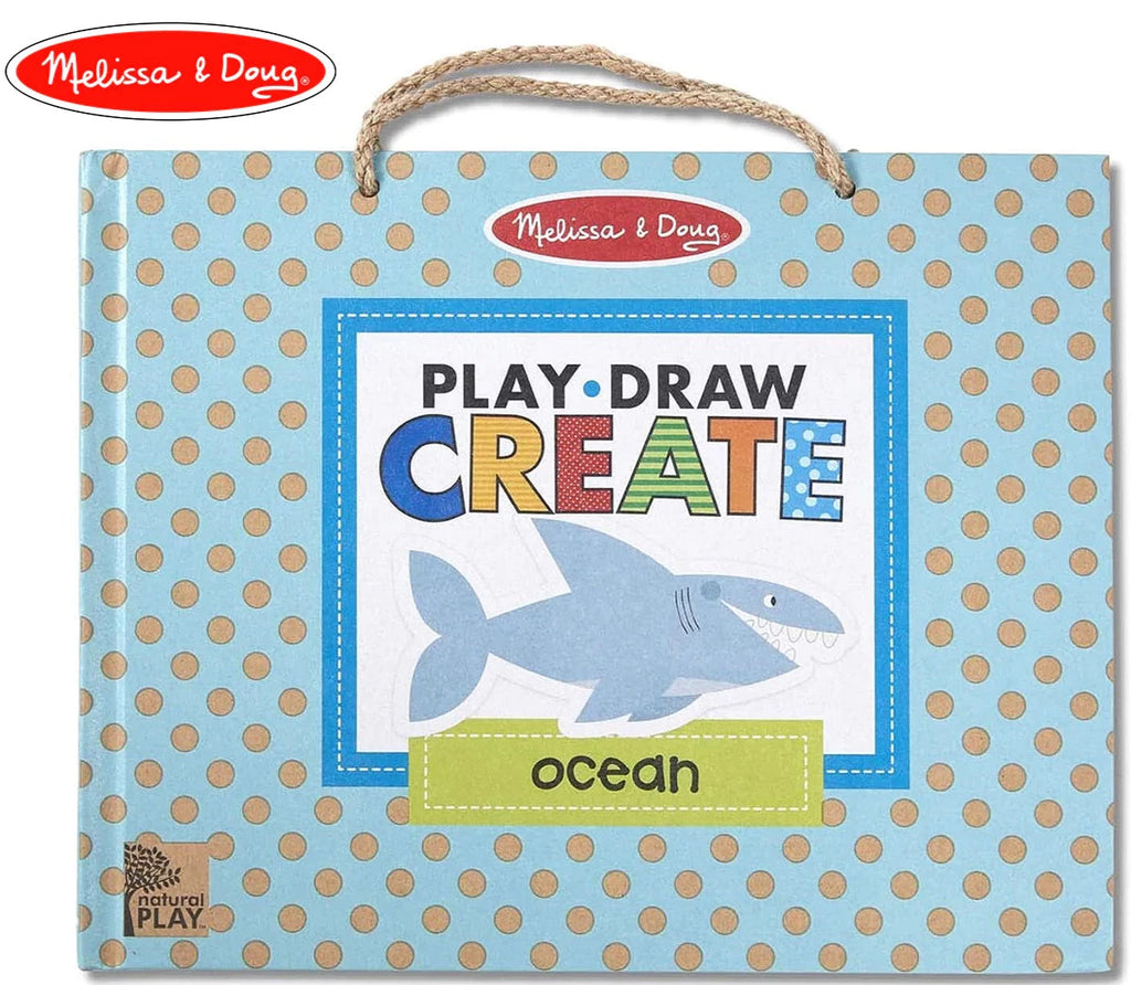 Melissa & Doug - Play  Draw  Create Activity Kit - Ocean - STEAM Kids Brisbane