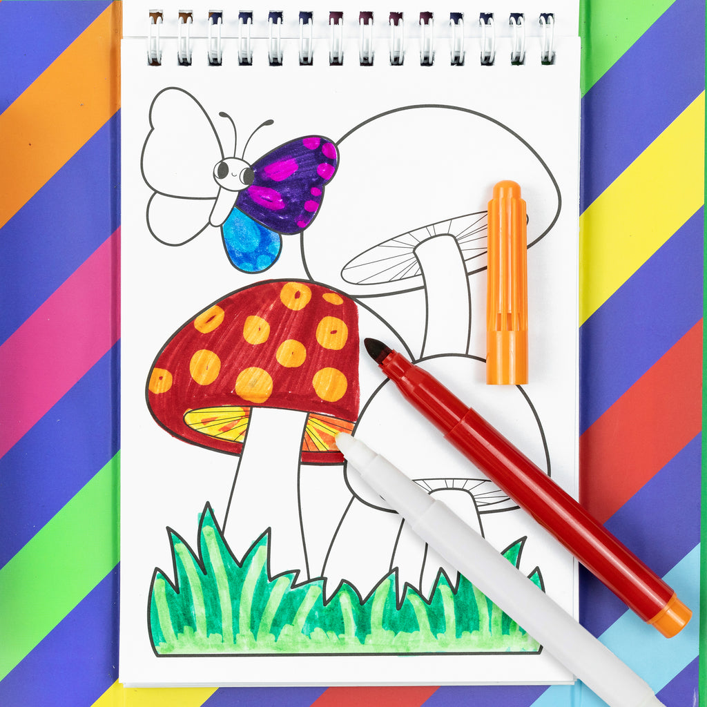 Tiger Tribe Colour Change Colouring Set – Garden Friends - STEAM Kids Brisbane