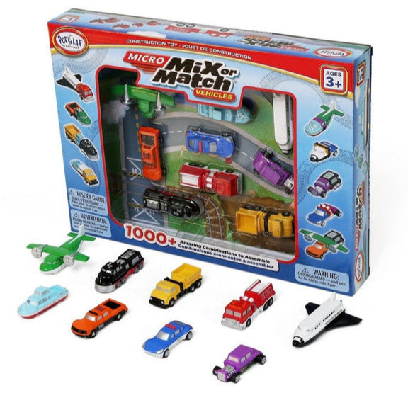 Micro Mix or Match Magnetic Vehicles - STEAM Kids Brisbane