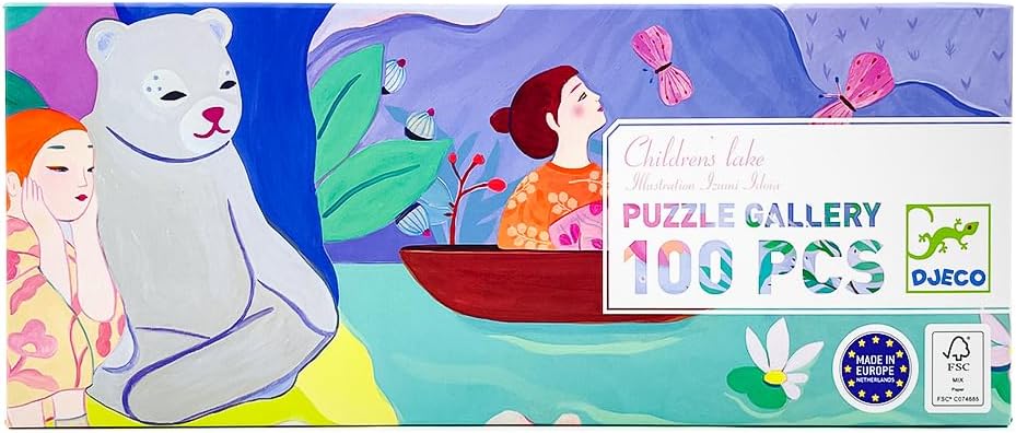 Djeco Puzzle Gallery Children's Lake 100 Piece Puzzle - STEAM Kids Brisbane