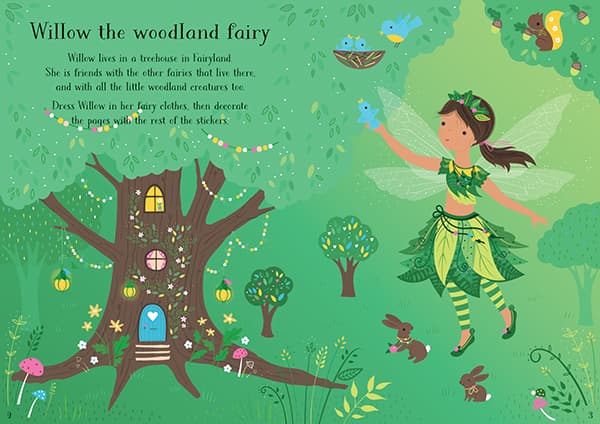 Little Sticker Dolly Dressing Woodland Fairy | Fiona Watt - STEAM Kids Brisbane