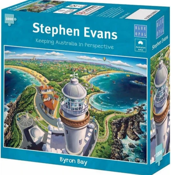 Blue Opal - Byron Bay | 1000 Piece Jigsaw Puzzle (Small Box) - STEAM Kids Brisbane