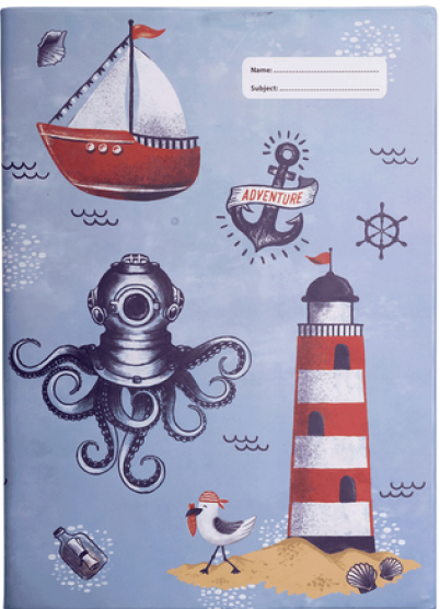 Scrapbook Book Cover - Little Sailor 1 | Spencil - STEAM Kids Brisbane