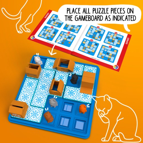 Cats & Boxes Puzzle Game | Smart Games - STEAM Kids Brisbane