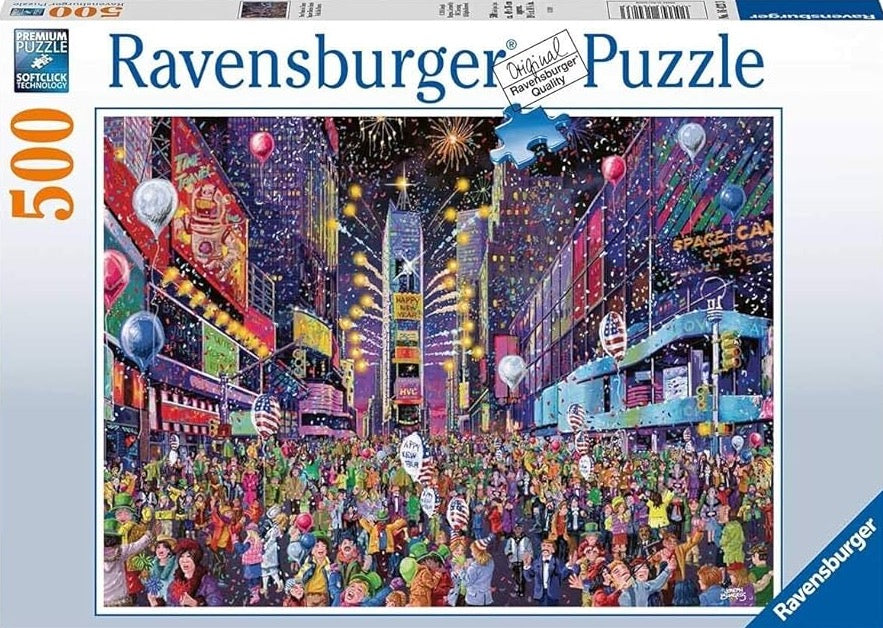 Ravensburger Puzzle | New Years in Times Square - 500 Piece - STEAM Kids Brisbane