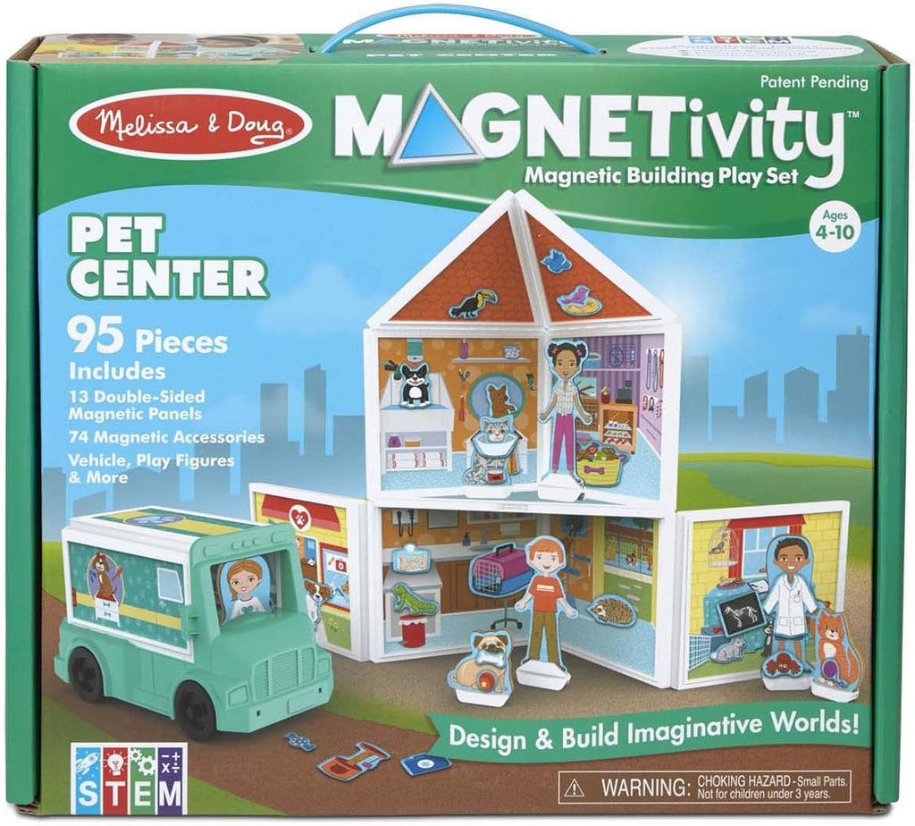 Magnetivity Pet Center with Pet Van | Melissa & Doug - STEAM Kids Brisbane