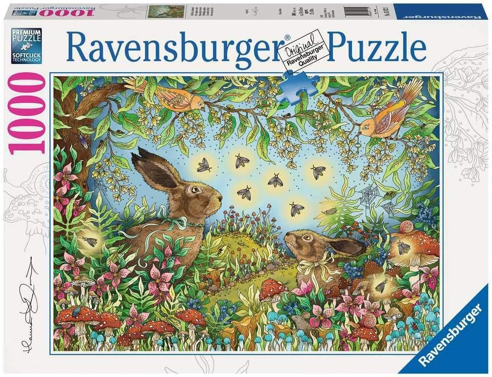 Ravensburger 1000 Piece Puzzle | Nocturnal Forest Magic - STEAM Kids Brisbane