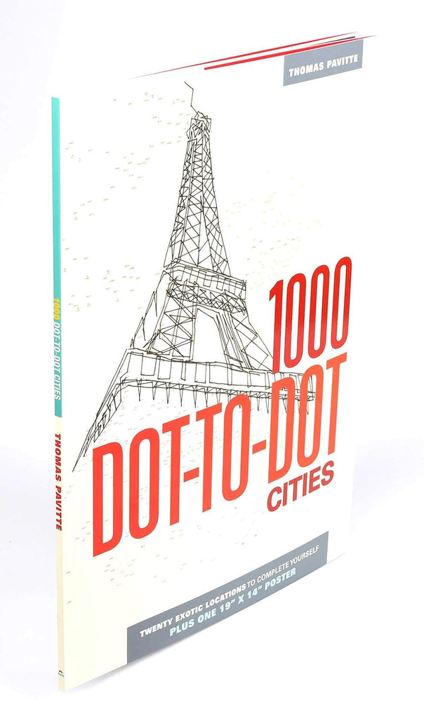 The 1000 Dot-To-Dot Book Cityscapes | Thomas Pavitte - STEAM Kids Brisbane