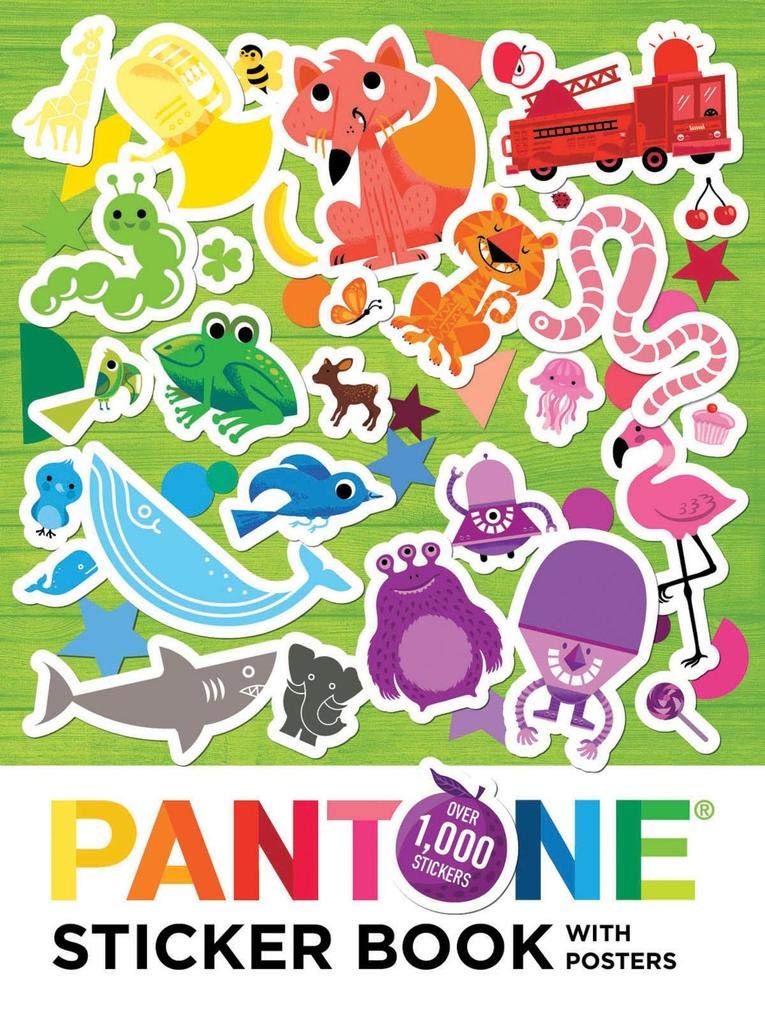 Pantone: Sticker Book with Posters (Over 1000 Stickers) - STEAM Kids Brisbane