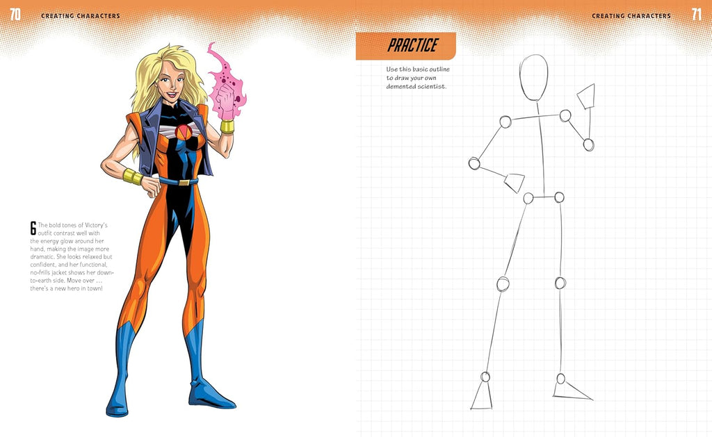 I Can Draw Comics Book | Easy Step-by-Step Comic Drawing Book for Kids - STEAM Kids Brisbane